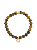 Tiger Eye Insignia Charm bracelet