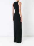 eyelet slit dress