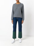 cropped flared jeans