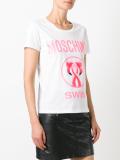 flamingo print T-shirt