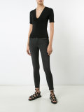 deep v-neck T-shirtdeep 