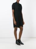 ribbed trim shift dress