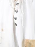 distressed patched track pants