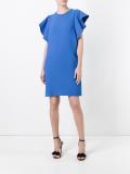 flounce sleeve dress