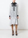 floral lace shirt dress 