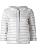 zipped puffer jacket