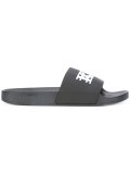 logo slip-on sandals