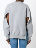 'being nice' print sweatshirt