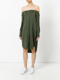 off-shoulder dress