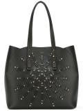 interwoven details tote 