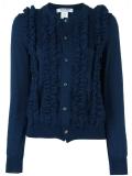 ruffled cardigan 