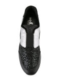 glitter slip-on sneakers