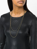 double strand beaded necklace