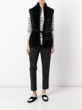 N.PEAL NPW949 BLACK + NAVY ??? Wool or fine animal hair->Cashmere
