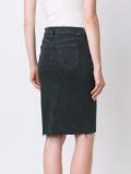 denim pencil skirt