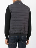high neck gilet