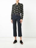 high waisted cropped jeans 