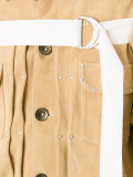 front strap buttoned jacket