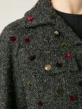 appliqué polka dot jacket