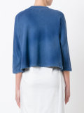 faded effect sweatshirt 