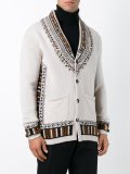 intarsia knit cardigan 