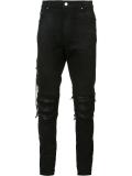 distressed skinny jeans