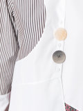 contrast panel shirt 
