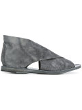 wrap front sandals