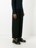 cropped wide-leg trousers