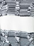 cable knit paneled jumper