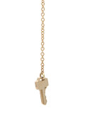 tiny key chain earring