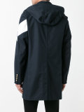 oversized flap pockets coat