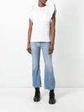 frill detail sleeveless top