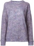 patterned knitted jumper