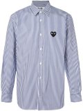 striped button down shirt