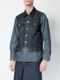 flap pockets denim shirt