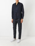 band collar shirt