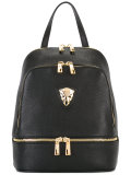 gold-tone zips backpack