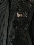 flower appliqué sleeveless shirt