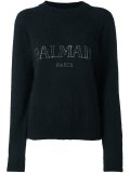 embroidered logo jumper