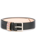 striped detail belt