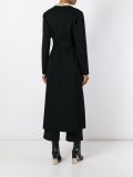 single breasted belted coat  