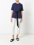 tied front T-shirt