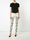 floral skinny jeans