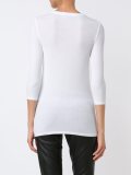 'Ballet Neck'罗纹上衣