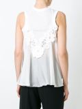 tank top with floral lace