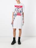 logo print T-shirt dress