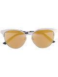 cat eye engraved sunglasses