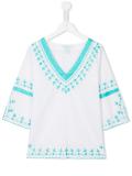 embroidered beach kaftan