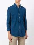embroidered logo shirt 